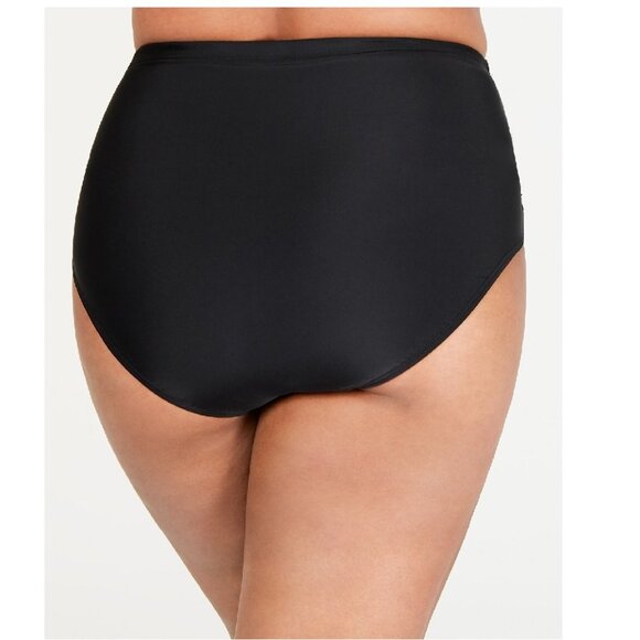 Island Escape Plus Size High-Waist Bikini Bottoms - Picture 2 of 8